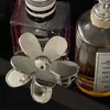 Pinza Metálica para el Cabello con Flor Transfronteriza, Pinza de Tiburón Grande de 7 cm, Pasador Simple y Elegante para la Parte Posterior de la Cabeza, Accesorio para el Cabello