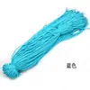 Cuerda de Poliéster Trenzada de 32 Hilos Core-Spun Fabricante al por Mayor Cordón para Sudadera Pantalones Cinturilla Colorido 5mm Regalo Lanyard para Botella de Agua