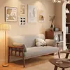 Apartamento para alugar unidade pequena sala de estar quarto madeira maciça duplo três pessoas apartamento casa de hóspedes dois lugares tecido aluguel sofá cadeira
