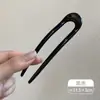 Grampo de Cabelo em U Transfronteiriço para Mulheres, Grampo de Cabelo Acrílico Retrô, Grampo Simples Moderno para Fixação Diária do Cabelo