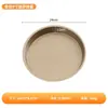 Fabricante de moldes de bolo doméstico multi-tamanho redondo PIZZA placa de aço carbono antiaderente PIZZA placa assadeira Ferramentas de cozimento