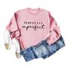Suéter para mujer de manga larga, redondo, simple, europeo y americano, perfectamente imperfecto, comercio exterior, venta al por mayor de eBay