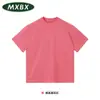 2026 Novo Estilo Cruz 250G Camiseta Vintage Masculina Algodão Puro Pesado Estilo Retro Americano Branco Desbotado Vintage Manga Curta Masculina
