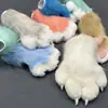 Garras de Animal de Fursuit Felpa Terminada Piel Terminada Disfraz de Animal Colorido Garras