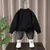 Sudadera para Niños Modelo Nuevo 2025, Artículo Popular de Moda de Este Año, Top de Forro Polar de Manga Larga para Niños, Ropa Fina de Forro Polar de Otoño e Invierno para Bebés