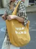Bolso de Lona Lavada Estilo Universitario Retro para Mujer Casual Perezoso Más Fácil de Combinar Bolso de Hombro Clase Viaje Diario Bolso Tote de Gran Capacidad