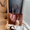 Nicho Moda Estilo Coreano Bolsa de Um Ombro Axila Atmosférica Comutação Bolsa de Texto 2024 Novo Estilo Elegante Bolsa Tote Trendy
