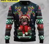 Explosões transfronteiriças de Natal 2024 estampa digital 3D masculino masculino moletom comércio exterior novo