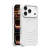 Adecuado para Apple 17Promax Funda de Teléfono Magnética Líquida con Forma de Ola Iphone16 Simple Silicona 15/14 Protección