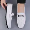 Mocasines de Moda de Piel de Vaca de Primera Capa para Hombre, Patrón de Piel de Cocodrilo, Superficie Suave, Suela Blanda, Zapatos Casuales Cómodos y Transpirables de Ponerse Fácil para Hombre