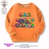 Moletom Banban Paradise Kindergarten Roupas Infantis Manga Longa Lã Algodão Outono e Inverno Roupa Infantil Meninos Banban Garden Moderno