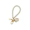 Nova Pulseira Criativa de Pérola Amor Pingente Chaveiro Pingente de Concha Acessórios de Pérola Celebrante da Internet Pequenas Joias em estoque