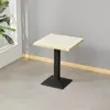 Mesa Rápida de Madeira Maciça Lousa Lanchonete Café Chá de Leite Hambúrguer Restaurante Mesa e Cadeiras Combinadas Mesa Quadrada Pequena Simples Comercial