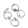 Pijama de Banda de Goma Doble Fina, Ligas para el Cabello de Oso y Conejo Lindos, Cuerda para Cola de Caballo Femenina, Dulces y Suaves Accesorios para el Cabello de Dibujos Animados para Mujeres