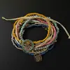 Pulsera de cuentas bohemia multicapa, pulsera de estilo étnico con estrella de mar y concha estilo vacacional, joyería para mujer al por mayor