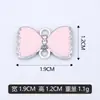 Pingente Duplo Exclusivo para DIY com Cravejamento de Diamantes Laço Esmaltado Pingente Pulseira Materiais Podem Ser Misturados e Vendidos em Atacado, Direto do Fabricante