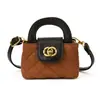 Bolso acolchado estilo Chanel transfronterizo, bolso cuadrado pequeño de nuevo diseño, versión coreana retro simple para comercio exterior cruzado