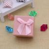 En Stock Cajas de Regalo Pequeñas de Colores Caramelo, Cajas de Papel para Pendientes, Cajas de Joyería, Cajas de Tapa y Base, Cajas de Empaque para Anillos