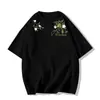 Camiseta Blanca de Manga Corta Estampada de Algodón Puro Estilo Americano High Street para Mujer 2025 Diseño Holgado Casual Top de Nicho