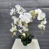 Phalaenopsis Simulada Venta al por mayor Transfronteriza Película de 9 Cabezas 3D Flor Artificial Phalaenopsis de Gama Alta Realista para Boda Se Puede Enviar en Nombre de Otros