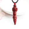 Colgante de mano de mortero de diamante cinabrio, colgante de mano de mortero de diamante, collar femenino, colgante portátil del año de nacimiento
