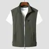 Chaleco Nuevo para Hombre Talla Grande Casual Exterior Montañismo Fotografía Pesca Chaleco de Malla Chaleco de Trabajo Logo Personalizado