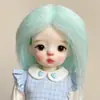 Molde de cabeza de espuma bob11 muñeca b peluca sin color 4 6 8 cabello cabeza imitación lana de oveja tibetana gorro de peluca cabeza pequeña