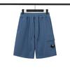 Cp Marca Tendência Óculos Redondos Logo Bordado Moletom com Zíper Moletom Roupa de Casal Camiseta de Manga Curta Jaqueta Shorts