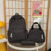 Mochila Ins de Moda Coreana Versátil con Lazo para Mujer, Mochila Escolar Grande de Capacidad Estilo Universitario para Estudiantes, Bolso Casual Lindo