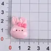 Acessórios para Sapato Croc, Decorações de Flor de Acrílico, Peças para Enfeite DIY de Cabeça de Coelho Preenchida com Algodão, Materiais para Patch de Grampo de Cabelo Atacado