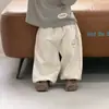 2026 Conjunto de Dos Piezas para Bebé y Niño Pequeño con Sudadera con Capucha de Manga Larga Rayada Retro Versátil de Otoño y Pantalones Casuales Sueltos