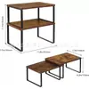 Estante de almacenamiento para sala de estar transfronterizo, estante de cocina, especiero, estante de almacenamiento de escritorio multiusos de madera, estante de almacenamiento para gabinete