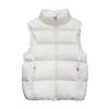 À Pronta Entrega Colete Feminino de Penas para Outono e Inverno com Gola Alta, Moda Casual Estilo Japonês e Coreano, Jaqueta Curta com 90% de Penas de Pato Branco