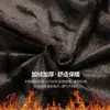 Jaqueta de couro Haining transfronteiriça para homens, novo estilo outono e inverno 2026, estilo pai, forrada com fleece, jaqueta espessa de pele de carneiro