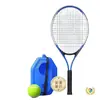 Raqueta de Tenis para Adultos Principiantes, Venta Directa, con Cuerda, Set Individual para Niños, Equipo de Entrenamiento de Tenis, Set de Práctica de Rebote