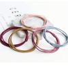 Banda de goma para el cabello para mujer, tocado de cuerda, aro elástico para el cabello, sencillo, famoso en Internet, accesorios para el cabello sencillos, funda de cuero, cuerda fina para el cabello para mujer