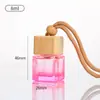 En Stock Colorido 412 Botella Ambientador de Coche 8ml con Cordón Difusor Botella Colgante Ambientador de Coche de Alto Valor Botella de Perfume