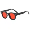 Nuevas Gafas de Sol Redondas de Moda, Estilo Europeo y Americano, Versátiles, Protección UV, Moda Retro, Adecuadas para Fotografía Callejera y Viajes