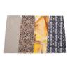 Roupas femininas de estilo europeu e americano, verão transfronteiriço, novo, personalizado, estampado, malha de seda, cintura elástica, cintura alta, saia reta e fina