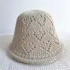 2025 Nuevo Sombrero de Pescador Transpirable para Mujer de Algodón y Lino Sombrero de Sol Ligero Sombrero de Cuenca Hueca Protector Solar Sombrero de Sol Sombrero de Cubo