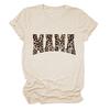Camiseta elegante de manga corta con cuello redondo y estampado de leopardo para mujer de Comercio Exterior. eBay.