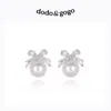 Pendientes de Perla Pendientes de Lazo 2025 Nueva Entrada Pendientes de Lujo Diseño de Nicho Pendientes de Gama Alta