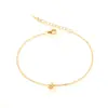 Pulseira de Prata de Lei 925 26 Letras Pulseira de Zircônia Ins Nicho Luxo Acessível Pulseira de Prata de Lei High-End Estilo Quente Transfronteiriço para Mulheres