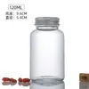 Botellas Cápsula de Vidrio Transparente al por Mayor, Botellas de Medicamento para Cuidado de la Salud, Botellas para Reactivos, Botellas de Almacenamiento Selladas a Prueba de Humedad, Suministro Transfronterizo