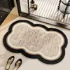 Felpudo de cáñamo de siete colores de lujo ligero para uso doméstico, lavable, absorbente de agua, antideslizante, fácil de mantener, resistente a las manchas, resistente al desgaste, felpudo de baño