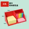 Caja giratoria de notas adhesivas mágicas, Notas adhesivas de cuero para negocios desprendibles, Cuaderno pequeño, Notas Post-it, Pegatinas de mensajes, Personalizable con logo