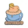 Insignia de Serie de Animales Taza de Té Dibujos Animados Gato/Capibara/Serpiente/Patrón Sost Creativo Broche Estilo Lindo Accesorios