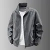 Nuevas Chaquetas de Primavera y Otoño para Hombres y Mujeres, Cortavientos Ligeros de una Sola Capa, Chaquetas Deportivas Casuales sin Capucha y con Cuello Alto, Chaquetas de Moda para Exteriores
