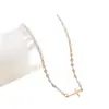 Nuevo Collar de Perlas Hecho a Mano Estilo Bohemio Transfronterizo Retro para Mujer Versátil Sencillo y Exquisito Collar Cruzado