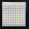 Adesivos Digitais com Números Consecutivos, Papel Adesivo Redondo Pequeno, Números 1-1000, Adesivos de Código Numérico, Adesivos de Número